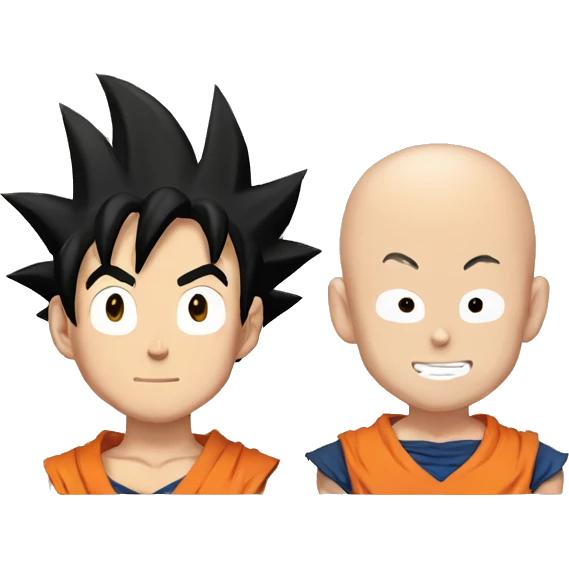 Goku and Saitama emoji