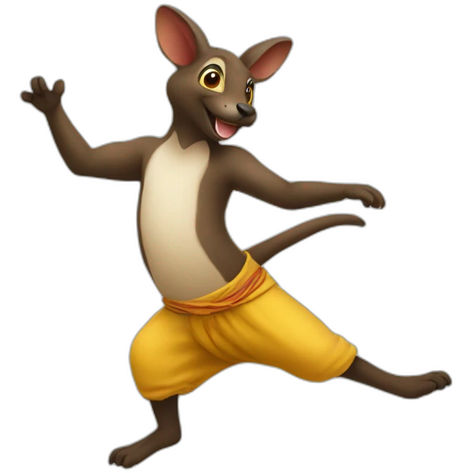 dancing kanguroo emoji