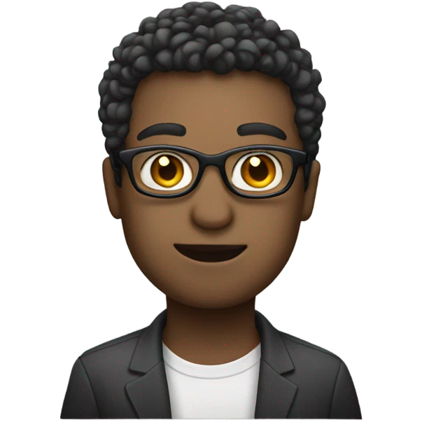 Dev and macbook People with glasses and fair skin emoji