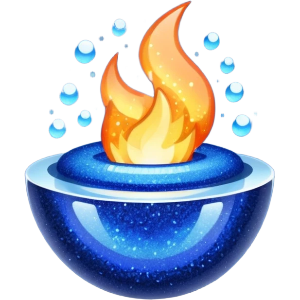 navy blue glitter sexy fire emoji
