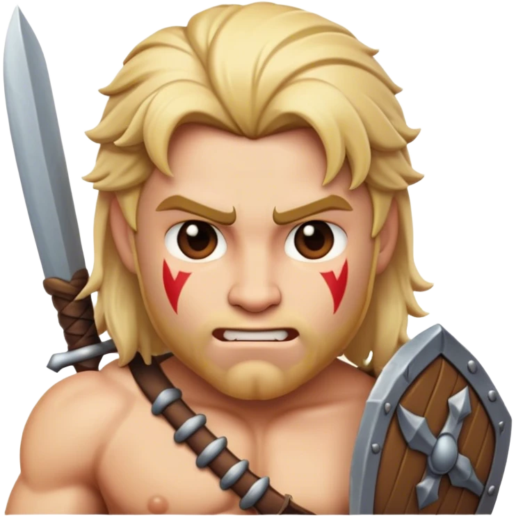 CLASH OF CLANS blonde barbarian emoji emoji