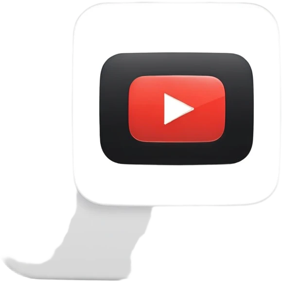YouTube Shorts logo, black vertical rectangle with rounded corners and white play button in the center emoji