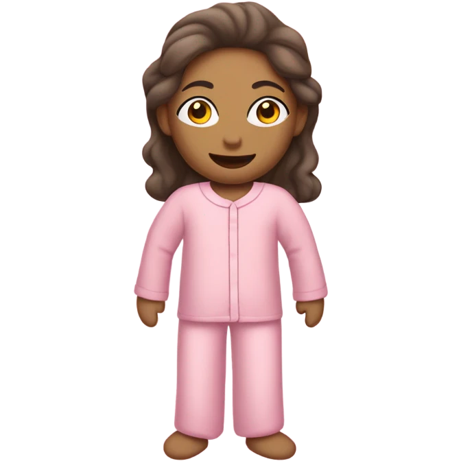 pink person in pink pajamas emoji