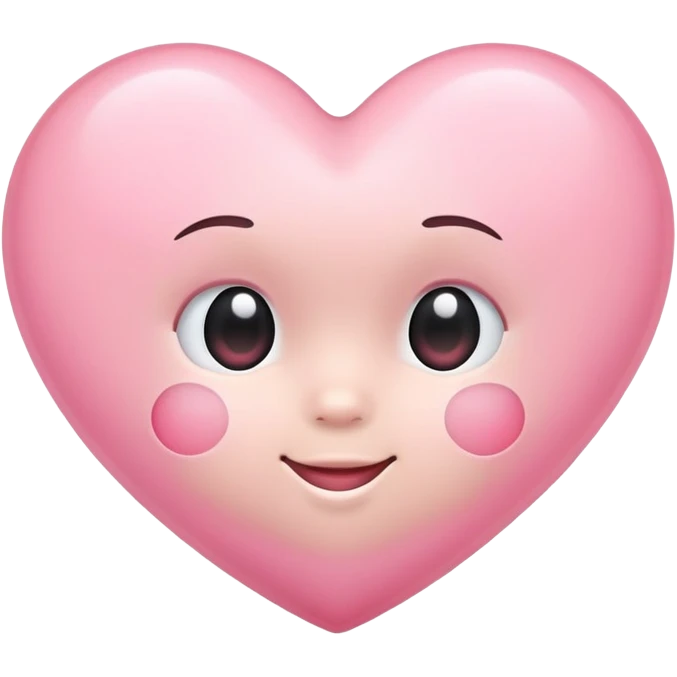 Baby pink heart  emoji