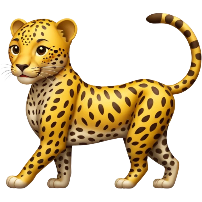 leopard der popo wackelt emoji