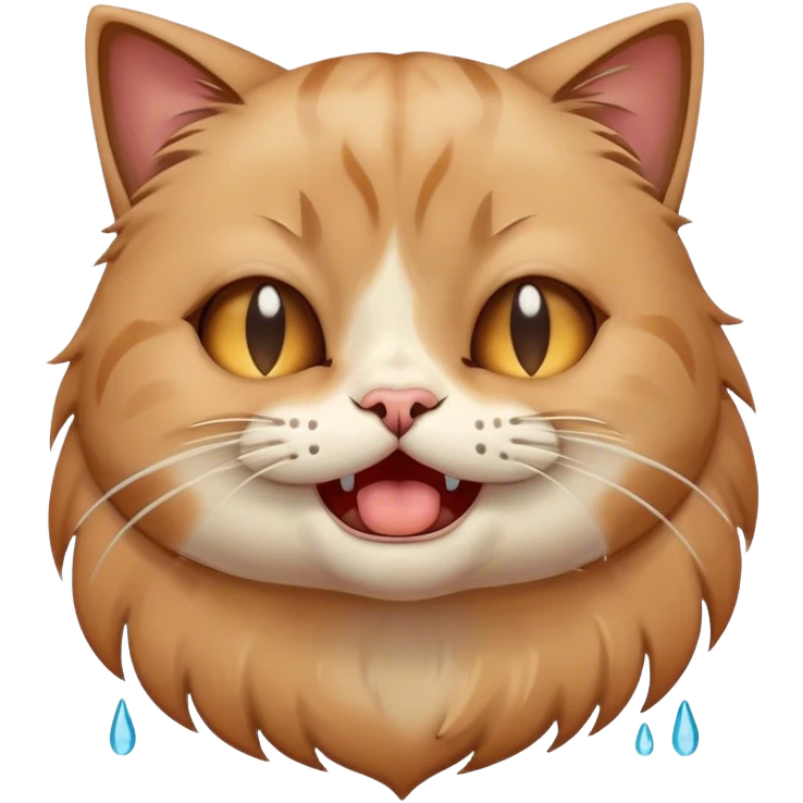 cat sobbing emoji