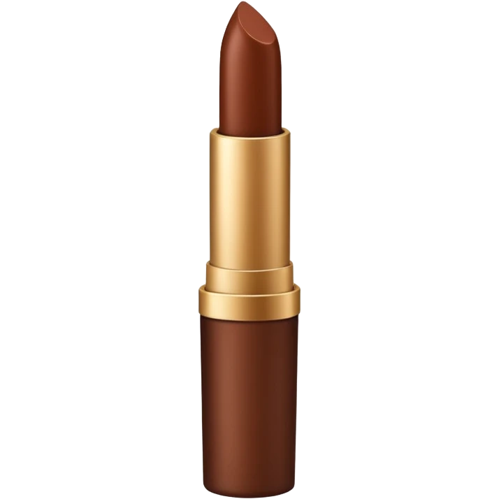 vintage rococo brown lipstick emoji