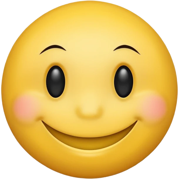 A smily face doing uhm emoji