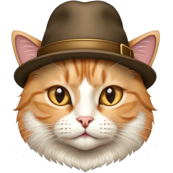 Cat wearing hat emoji