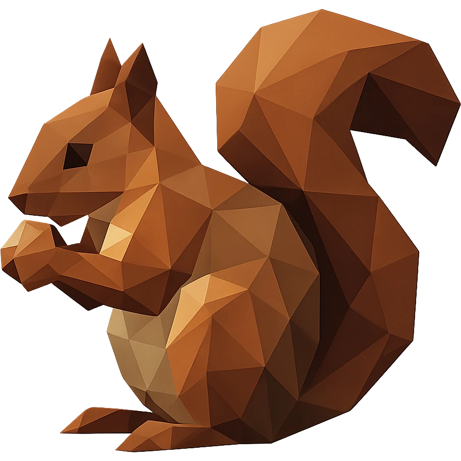 squirrel eating emoji