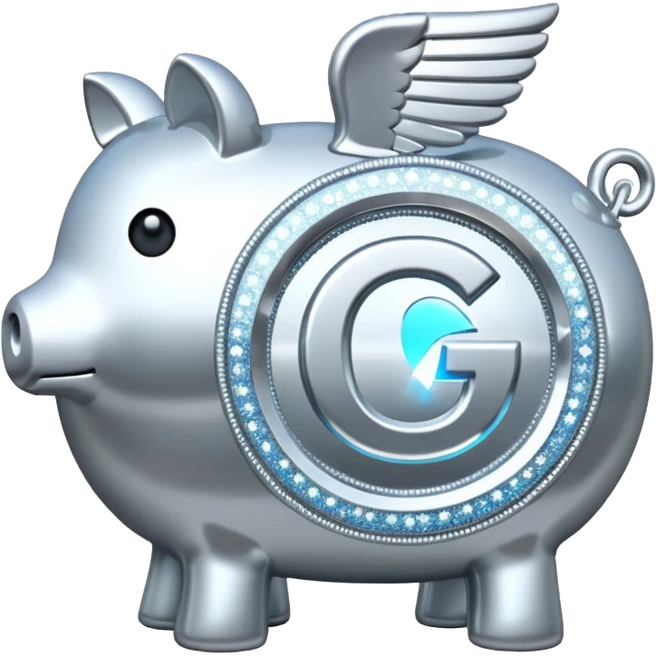 glitter white symbol bank emoji