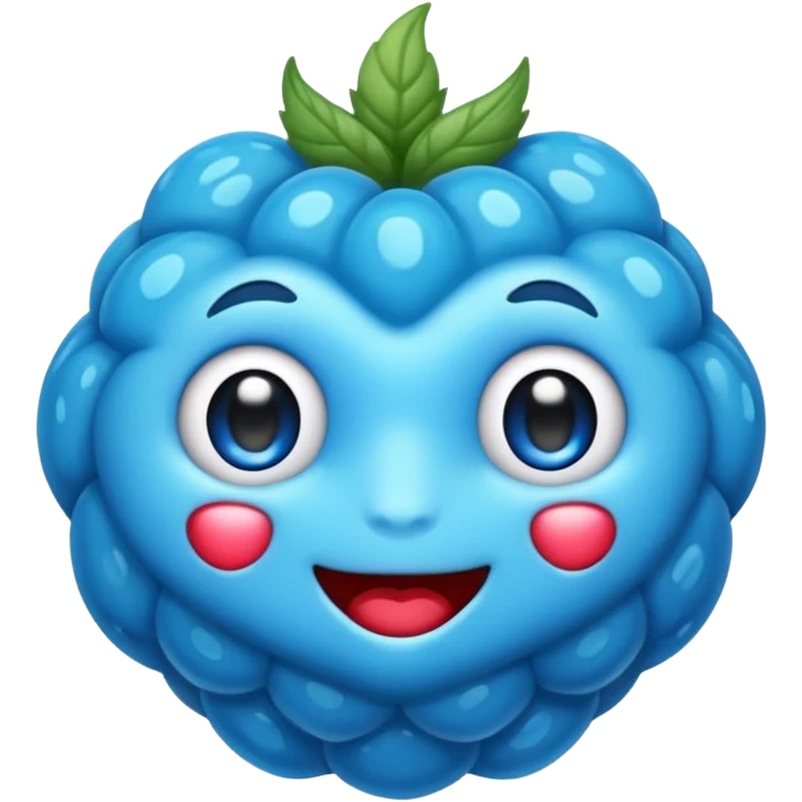 BLUE RASPBERRY emoji
