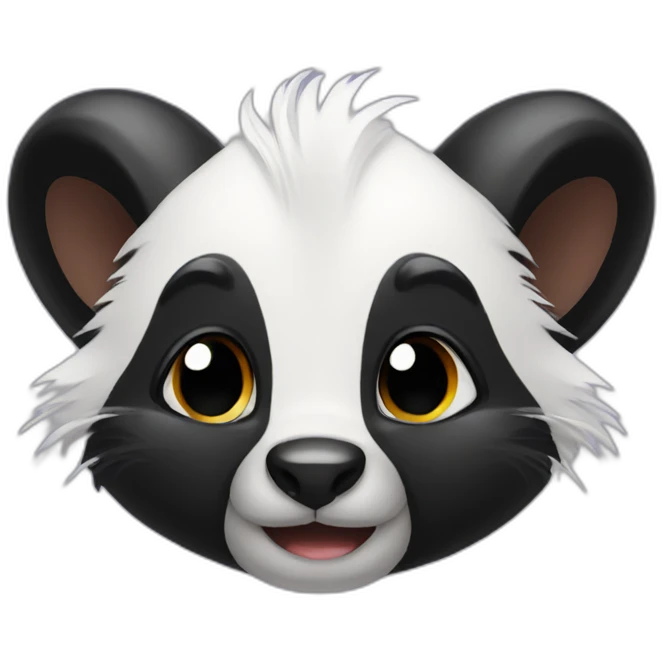 Cute skunk emoji