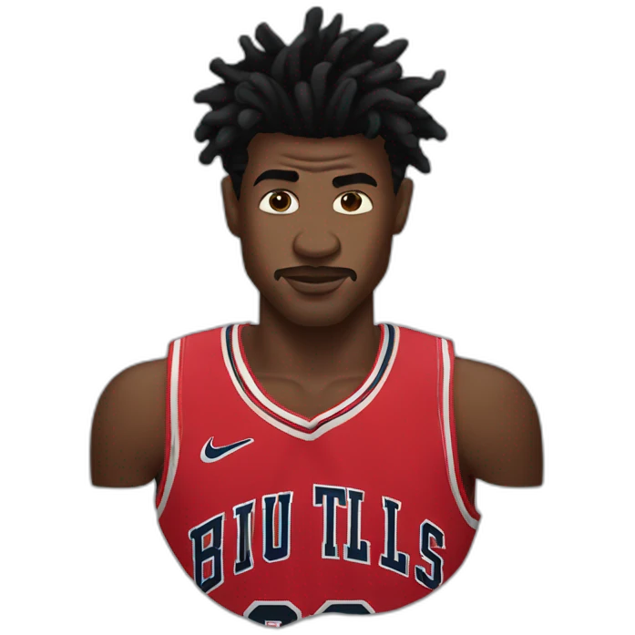 Jimmy butler with emo hair emoji