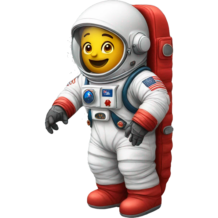 red astronaut emoji
