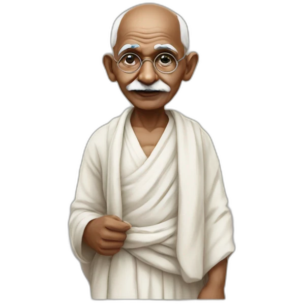 Mahatma Gandhi  emoji