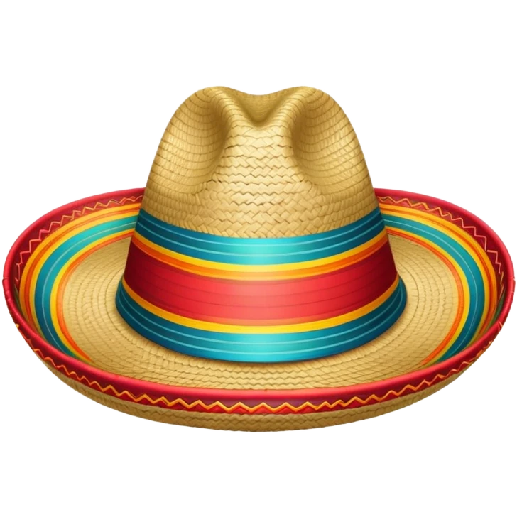 colorful traditional Mexican sombrero hat emoji