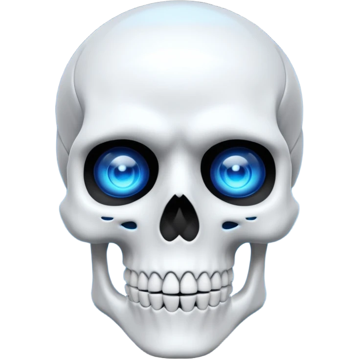 Gojo skeleton emoji