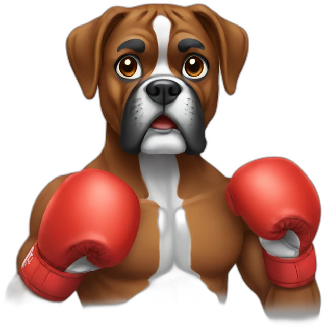 Boxer emoji