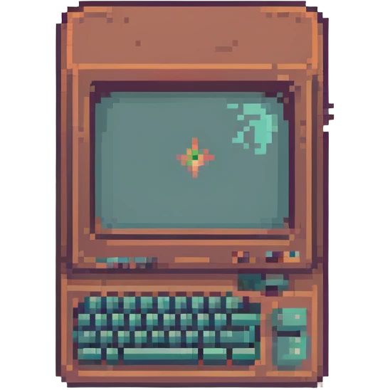 computer retro-tech aesthetic emoji