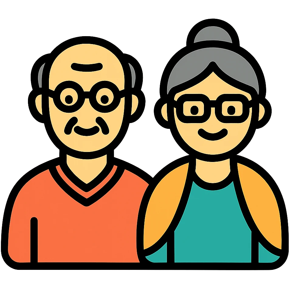 elderly people emoji