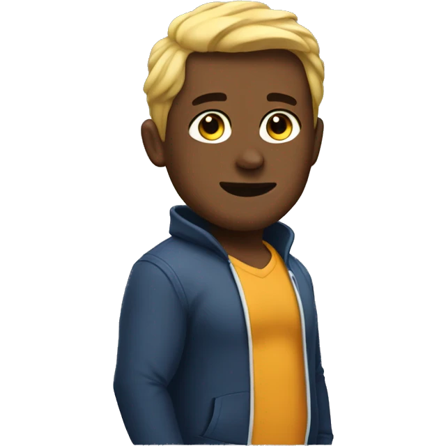 Gil wearing gym suit  emoji