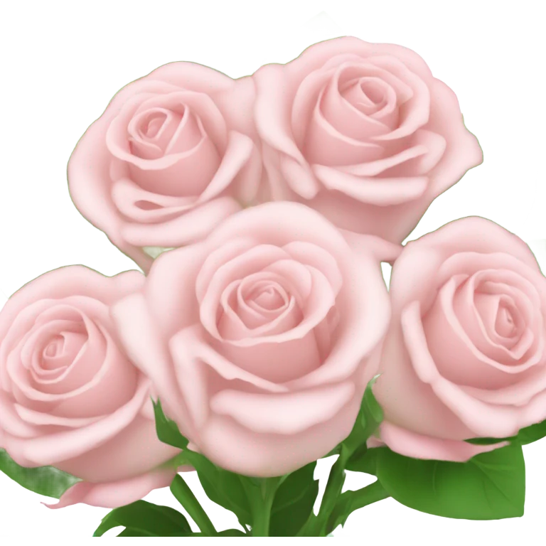 Pale pink rose bouquet  emoji