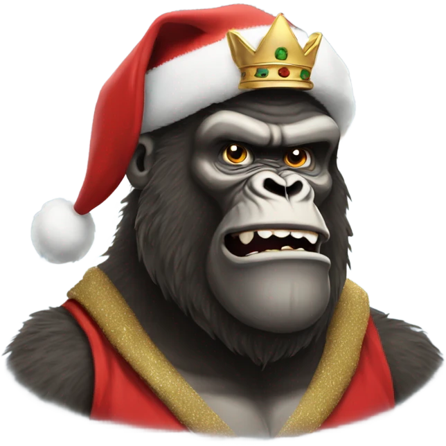 King Kong santa  emoji