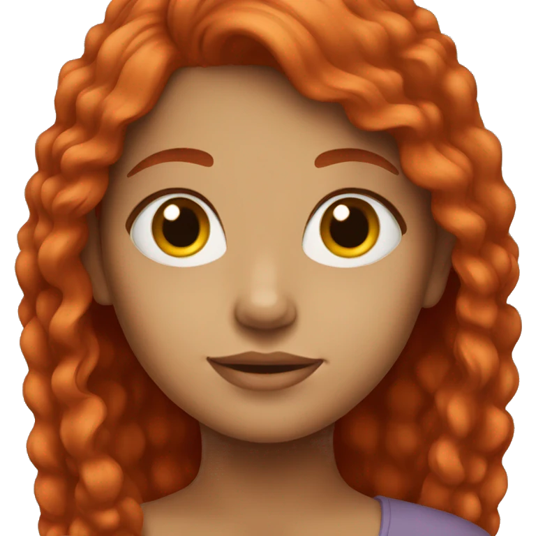 girl with red hair emoji