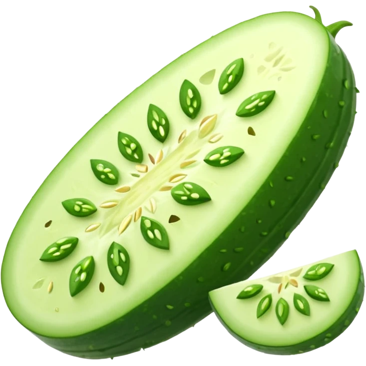 cucumber Chopped into small pieces    emoji
