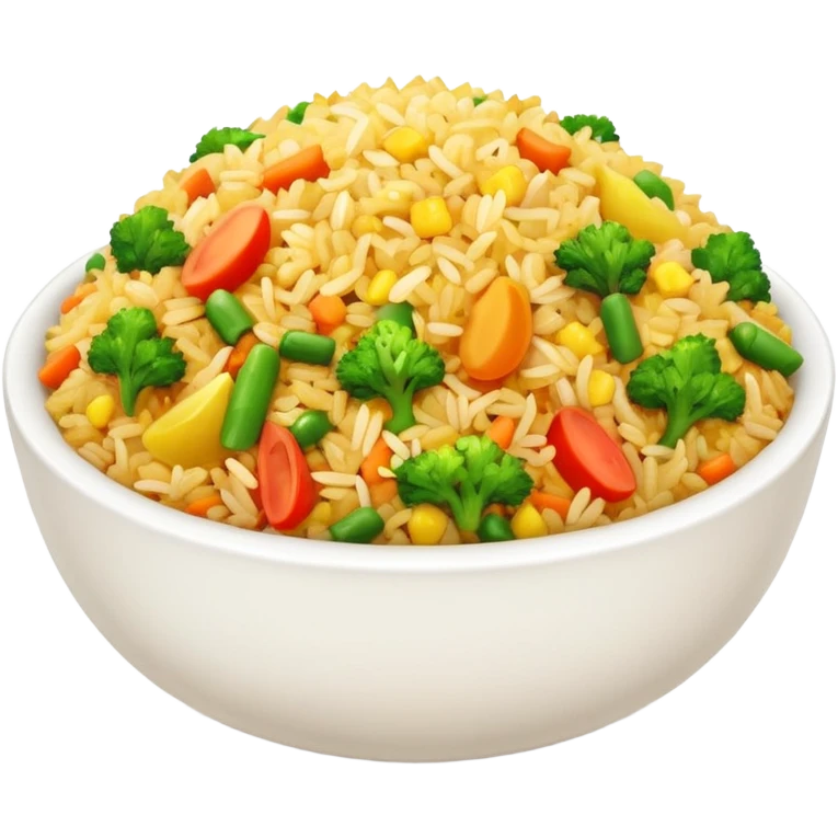 food fried rice emoji