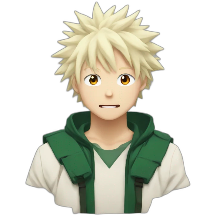 Bakugo my hero academia neutral emoji