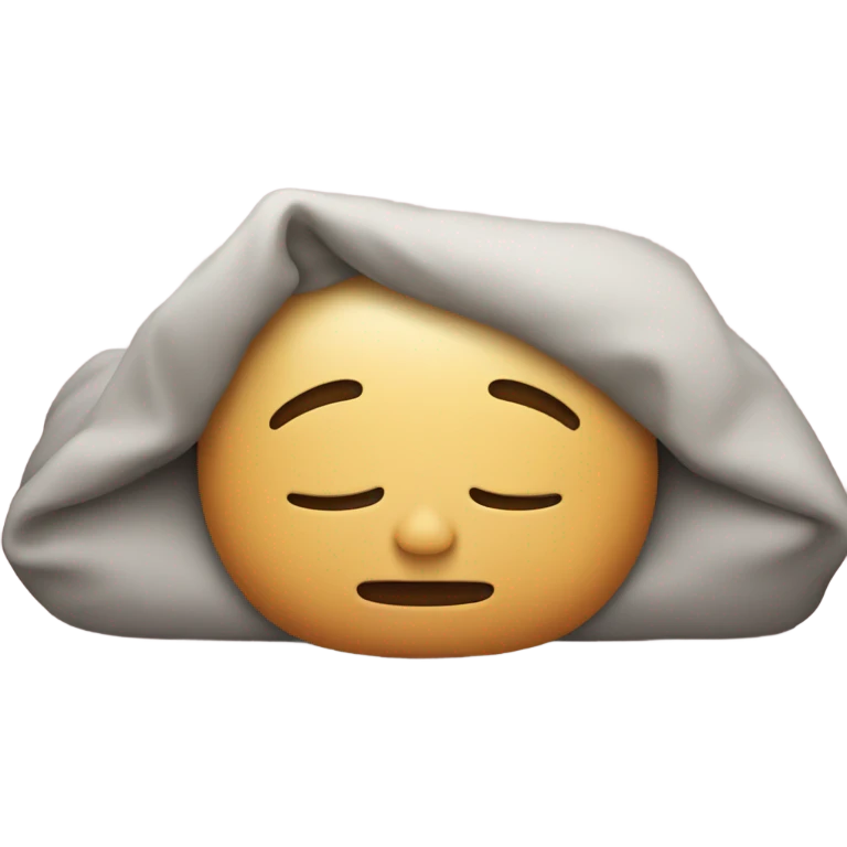 One of the traditional emoji faces sleeping emoji