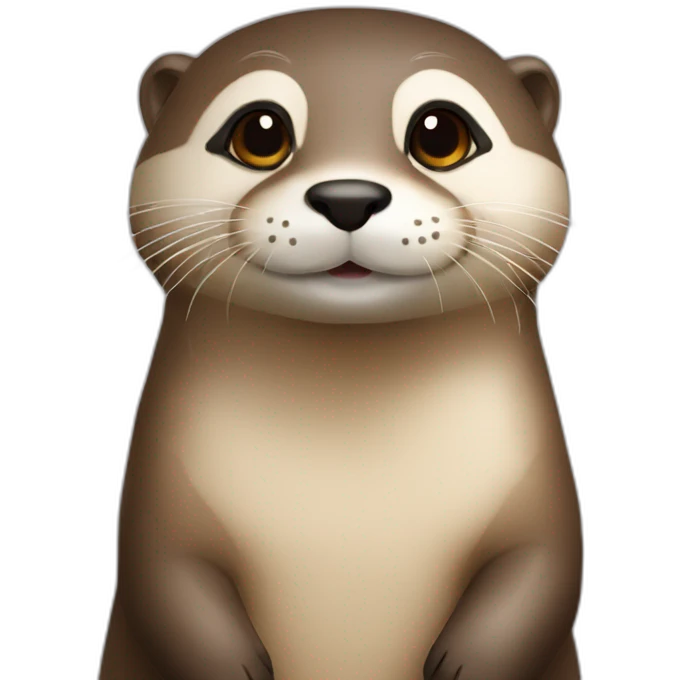 loutre sur chat emoji