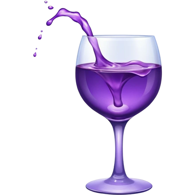 Purple liquid in a cup emoji