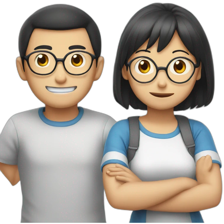 nobita and jaiko emoji