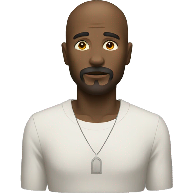a dead man with god emoji