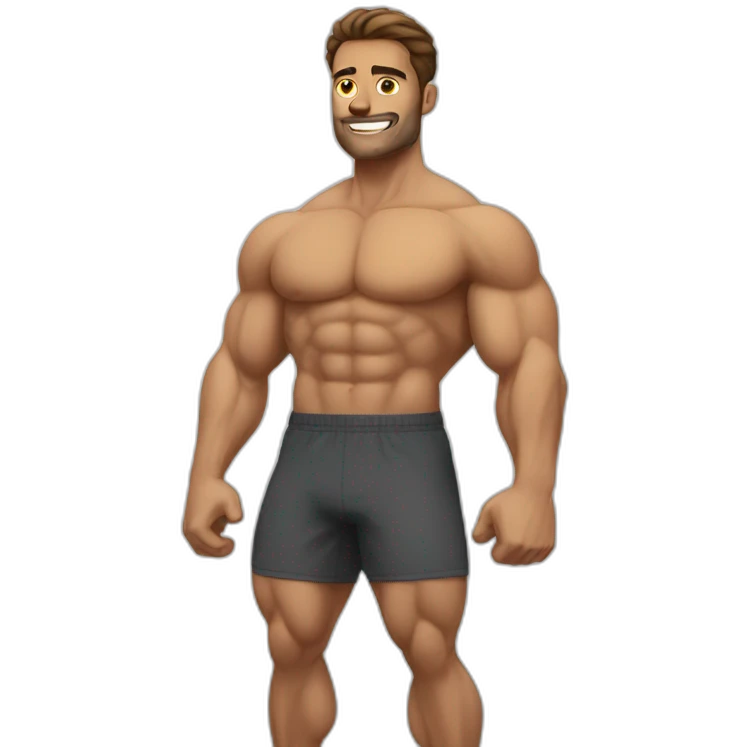 Homme qui fait de la musculation emoji
