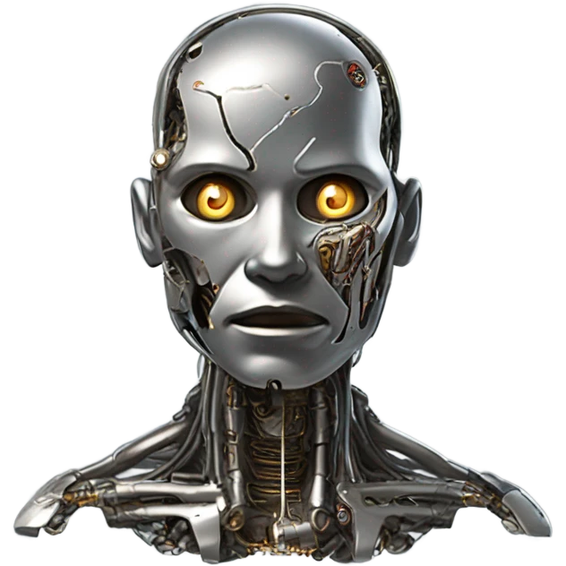 Dead cyborg emoji