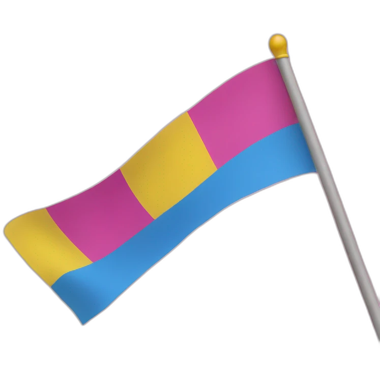 Pansexual flag emoji