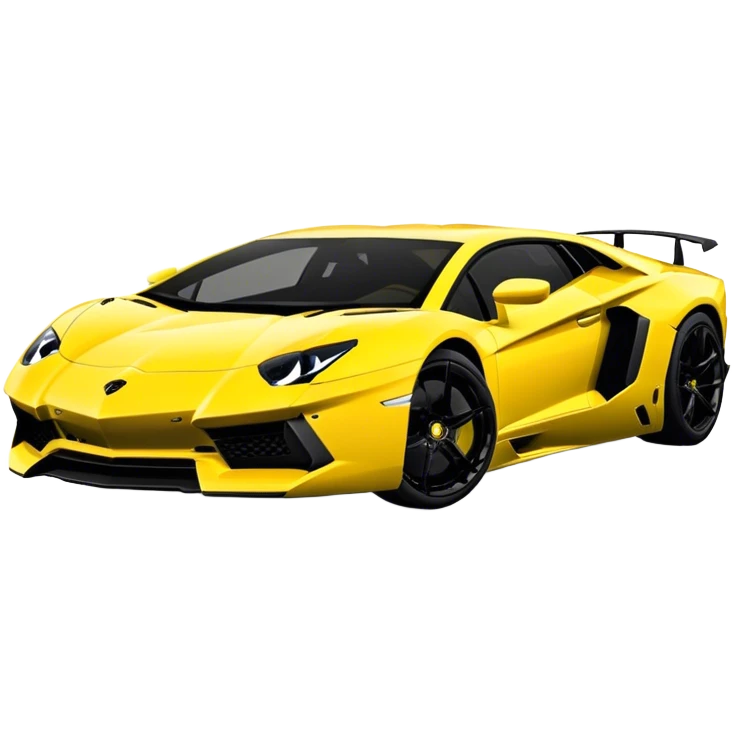 Lamborghini Aventador - Lamborghini (Model Year: 2021) (Iconic colour: Yellow) emoji