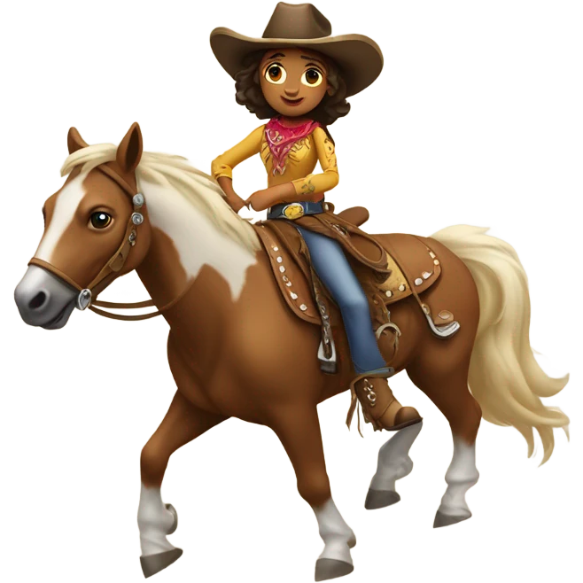 girl rodeo emoji