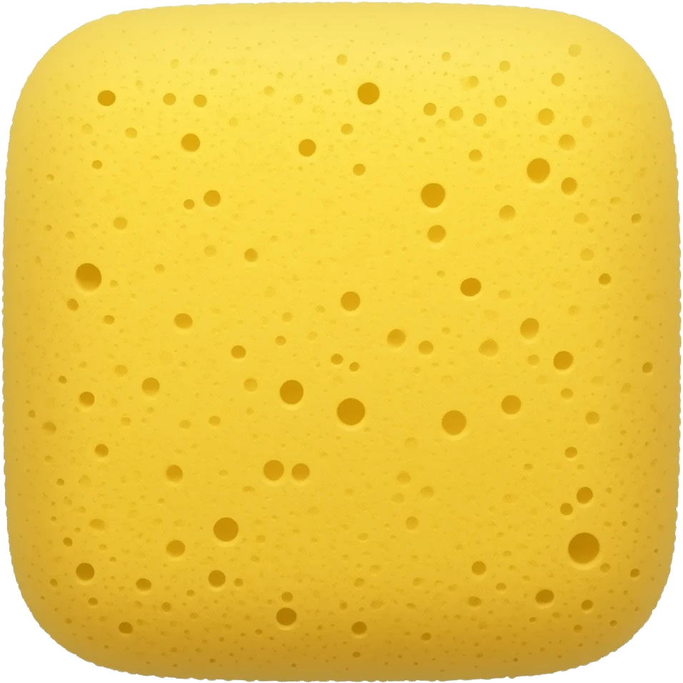 Yellow Sponge in a square shape emoji