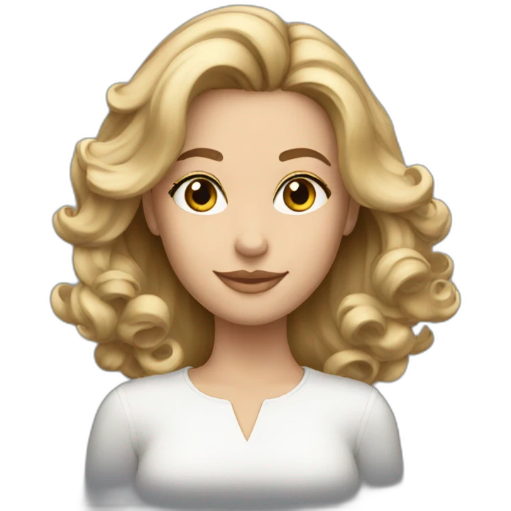 diana dark blonde emoji