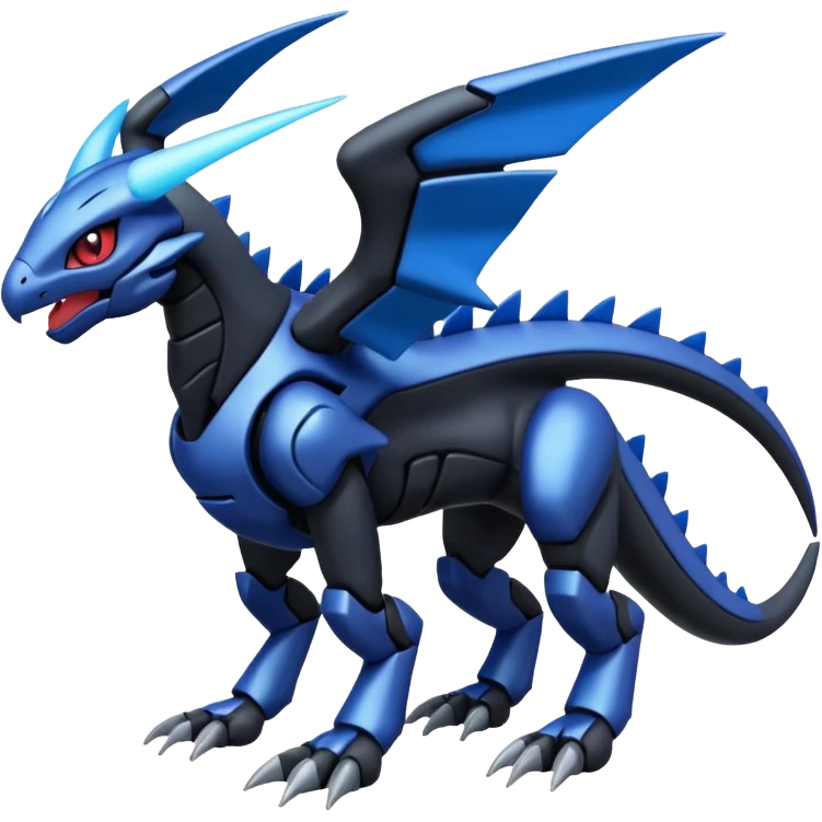 Zekrom-Deino-Genesect-Pokémon-Fakémon-hybrid-creature emoji