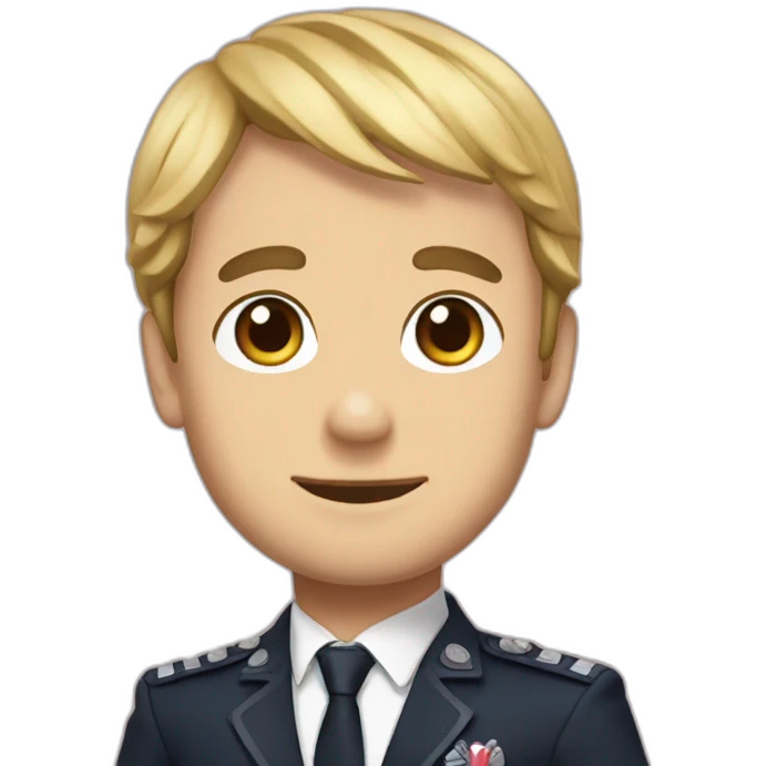 Macron kawaii emoji
