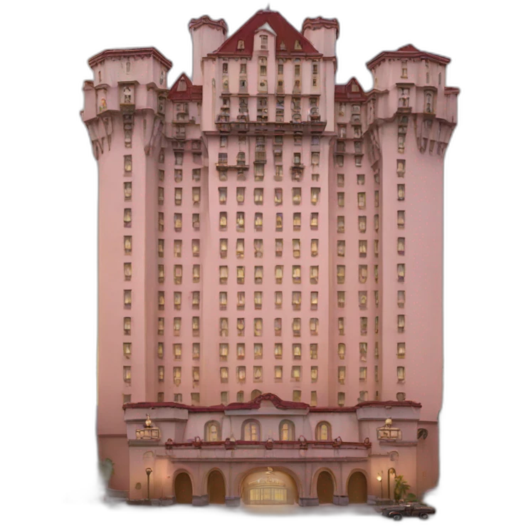 Hollywood tower hotel emoji