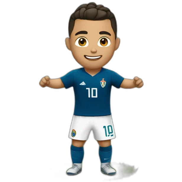 Ronaldo célébration de dos emoji