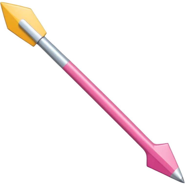 fleche directionelle blache sur fond de couleur rose   emoji