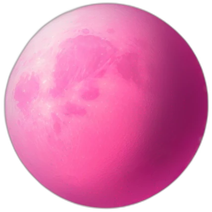 A pink moon emoji